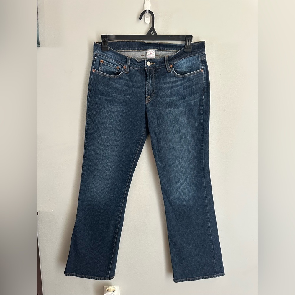 Lucky brand dungarees by gene montesano Flare jeans size 12/31